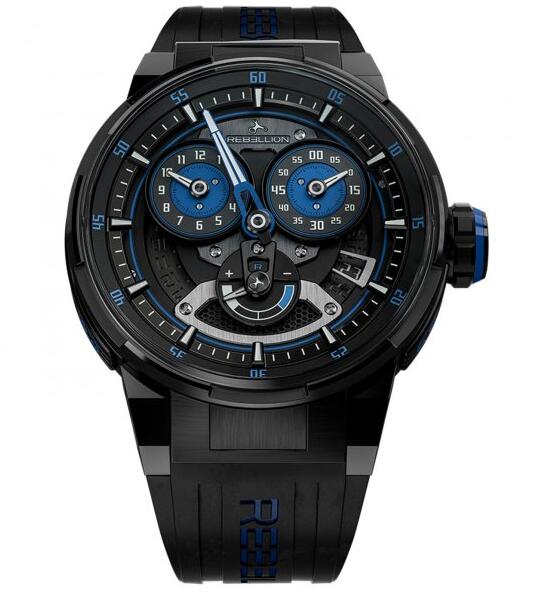 replica Rebellion Predator 2.0 Regulator Power Reserve blue mens watches replica Rebellion Predator 2.0 Regulator Power Reserve blue mens watches